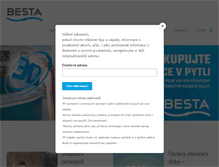 Tablet Screenshot of besta.cz